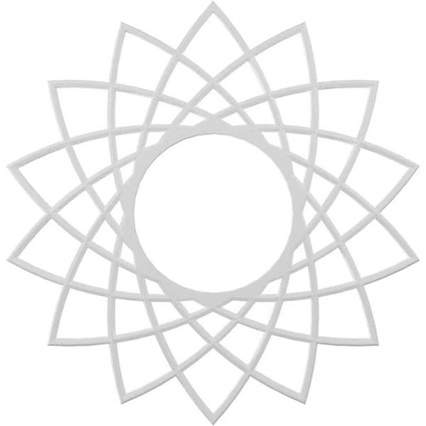 Eleanor Architectural Grade PVC Pierced Ceiling Medallion, 18